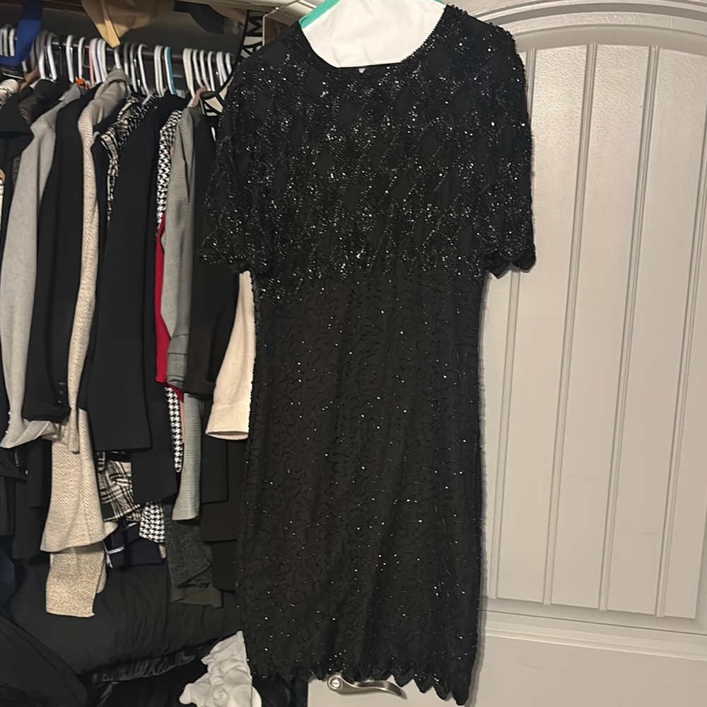 Elegant Black Lace Dress
